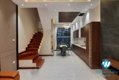 Completed new four-bedroom house for rent in Vinhome Harmony